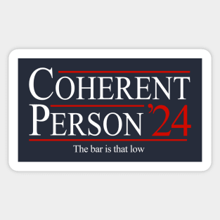 Coherent Person 2024 Sticker